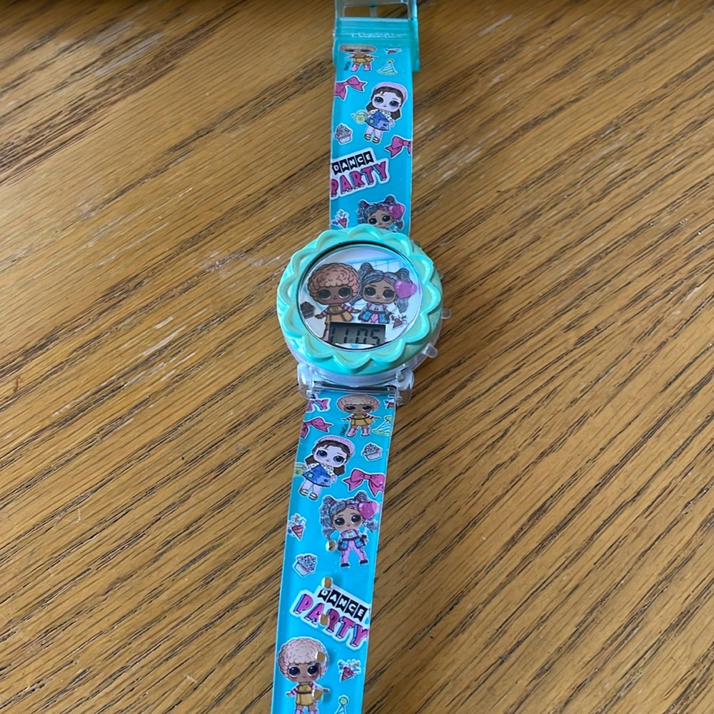 LOL Surprise Sign Flashing LCD Wrist Watch